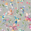 Voyage Maison Tafuna Printed Cotton Fabric in Robins Egg