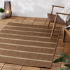 Striped Beige Rugs - Tala Stripe Jute Effect Indoor/Outdoor Rug Natural Yard