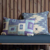 Abstract Blue Cushions - Tallulah Printed Cushion Cover Skye Voyage Maison