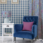 Voyage Maison Tamar 1.4m Wide Width Wallpaper in Bluebell