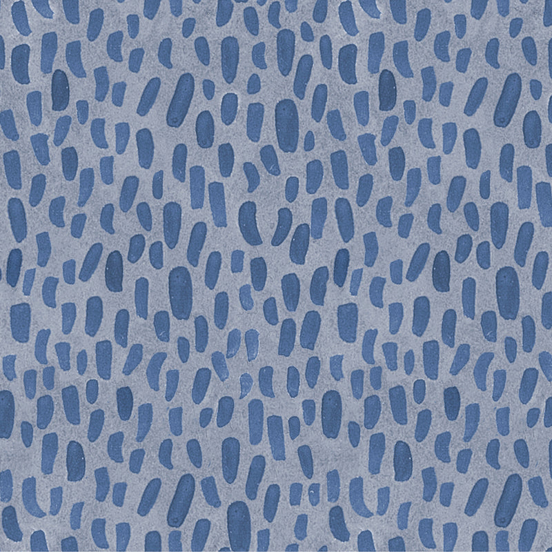 Tamba Wallpaper Sample Indigo