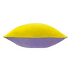 furn. Tanda Velvet Cushion Cover in Lemon/Lilac