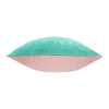 furn. Tanda Velvet Cushion Cover in Mint/Pink