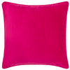 Floral Pink Cushions - Taormina Floral Piped Cushion Cover Magenta furn.