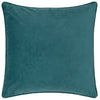 Floral Blue Cushions - Taormina Floral Piped Cushion Cover Teal furn.