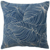 Floral Blue Cushions - Taro Embroidered Cushion Cover Bluebell Additions