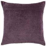 Floral Purple Cushions - Taro Embroidered Cushion Cover Plum Additions