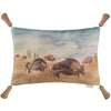 Animal Blue Cushions - Tatanka Printed Cushion Cover River Voyage Maison