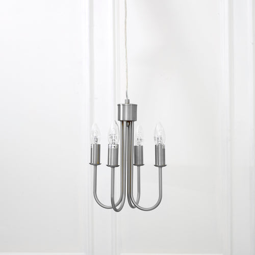 Voyage Maison Taurus Chandelier Lamp Base in Silver