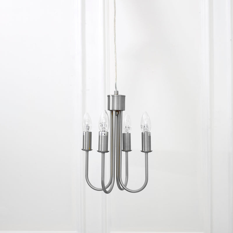 Voyage Maison Taurus Chandelier Lamp Base in Silver