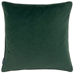 Paoletti Tayanna Metallic Velvet Cushion Cover in Emerald