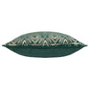 Paoletti Tayanna Metallic Velvet Cushion Cover in Emerald