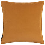 Paoletti Tayanna Metallic Velvet Cushion Cover in Mustard