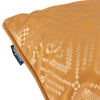 Paoletti Tayanna Metallic Velvet Cushion Cover in Mustard