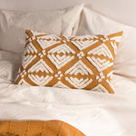 Yard Taya Rectangular Cotton Tufted Cushion Cover in Gold