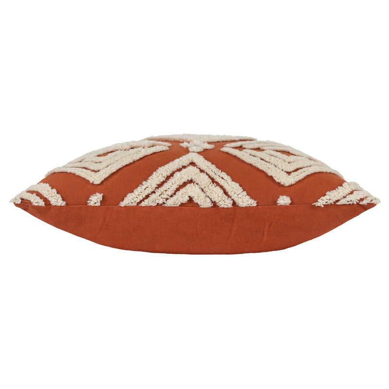 Yard Taya Cotton Tufted Cushion Cover in Pecan