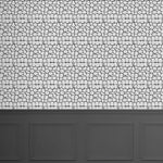 Voyage Maison Testa 1.4m Wide Width Wallpaper in Noir