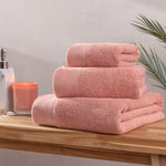 furn. Textured Weave Towels in Blush