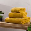 furn. Textured Weave Towels in Ochre