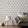 furn. Theia Gold Foil Wallpaper in Grey/Beige