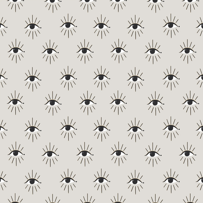 furn. Theia Gold Foil Wallpaper Sample in Grey/Beige