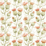 Voyage Maison Thistle Glen Printed Linen Fabric in Autumn