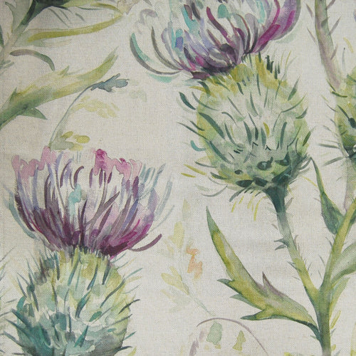 Voyage Maison Thistle Glen Printed Linen Fabric in Spring