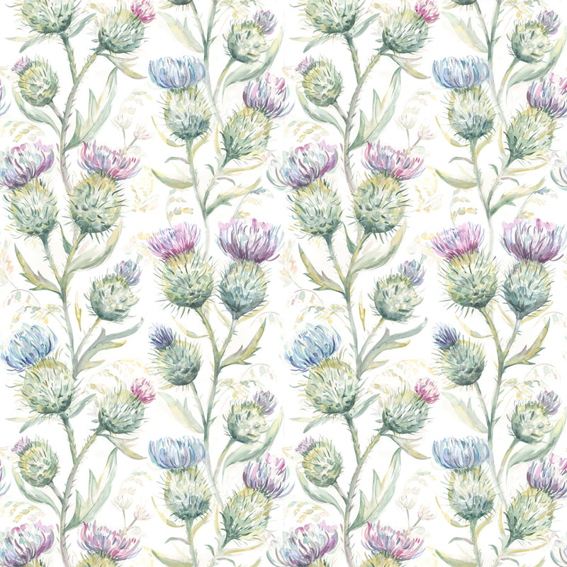 Voyage Maison Thistle Glen Printed Oil Cloth Fabric (By The Metre) in Spring