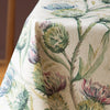 Floral Green Fabric - Thistle Glen Printed Oil Cloth Fabric Natural Voyage Maison