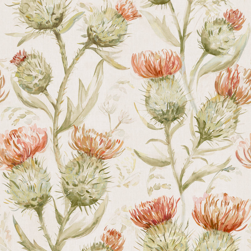 Voyage Maison Thistle Glen 1.4m Wide Width Wallpaper in Autumn