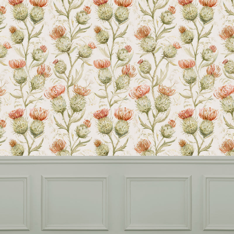 Voyage Maison Thistle Glen 1.4m Wide Width Wallpaper in Autumn