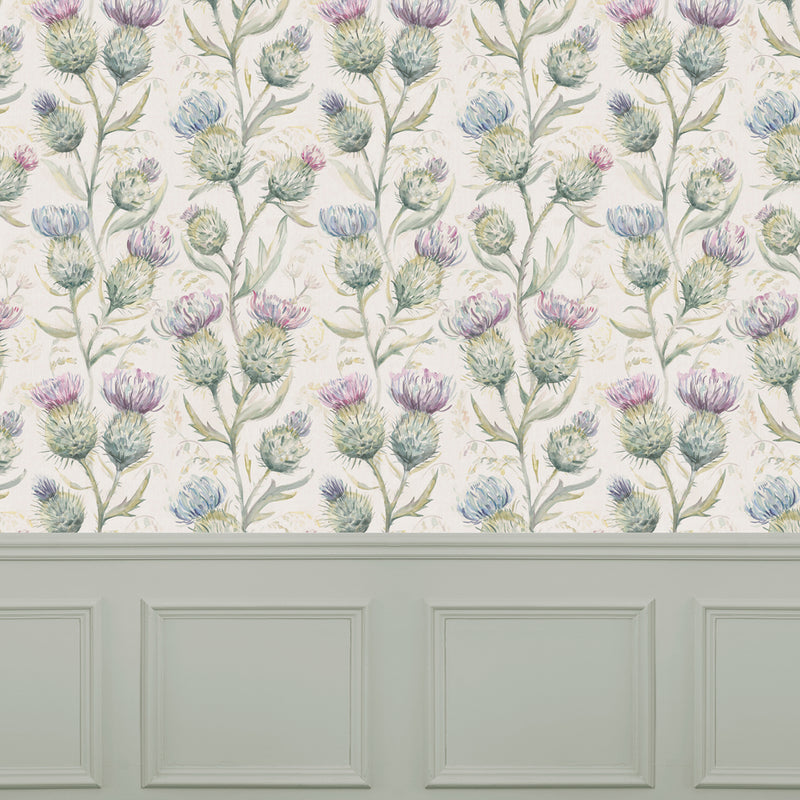 Voyage Maison Thistle Glen 1.4m Wide Width Wallpaper in Spring