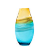 Voyage Maison Thorin Hand-Blown Vase in Aqua