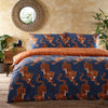 furn. Tibetan Tiger Tribal Duvet Cover Set in Blue