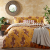 furn. Tibetan Tiger Tribal Duvet Cover Set in Mustard