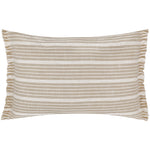 Striped Cream Cushions - Tide Textured Stripe Outdoor Cushion Cover Natural Yard