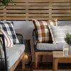 Striped Cream Cushions - Tide Textured Stripe Cushion Cover Natural Yard