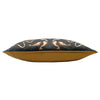 furn. Tiger Fish Botanical Cushion Cover in Noir