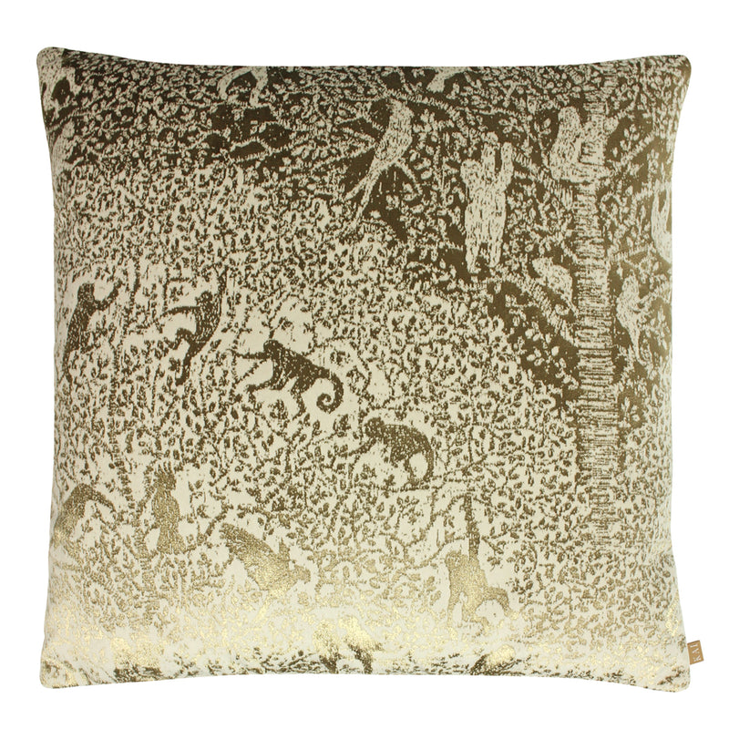 Kai Tilia Exotic Jacquard Cushion Cover in Gold