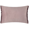 Plain Pink Cushions - Tilly Velvet Cushion Cover Heather/Smoke Wylder