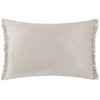 Plain Grey Cushions - Tilly Velvet Cushion Cover Oyster/Lace Wylder