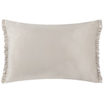 Plain Grey Cushions - Tilly Velvet Cushion Cover Oyster/Lace Wylder