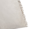 Plain Grey Cushions - Tilly Velvet Cushion Cover Oyster/Lace Wylder