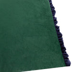 Plain Green Cushions - Tilly Velvet Cushion Cover Pine/Navy Wylder