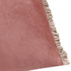 Plain Pink Cushions - Tilly Velvet Cushion Cover Poached Pear/Shell Wylder