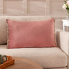 Plain Pink Cushions - Tilly Velvet Cushion Cover Poached Pear/Shell Wylder