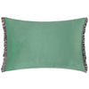 Plain Green Cushions - Tilly Velvet Cushion Cover Sage/Grey Wylder