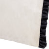 Plain Black Cushions - Tilly Velvet Cushion Cover Lace/Black Wylder