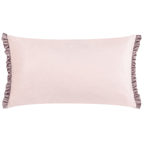 Plain Pink Cushions - Tilly Velvet Cushion Cover Pink/Heather Wylder