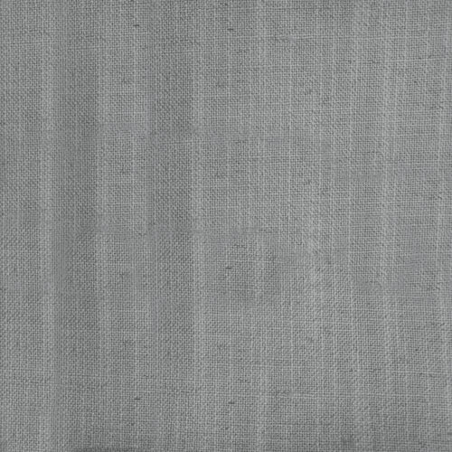 Plain Silver Fabric - Tivoli Plain Woven Fabric (By The Metre) Aluminium Voyage Maison